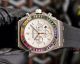 Copy Audemars Piguet Royal Oak Rose Gold 42mm Rainbow Bezel Watch White Dial (2)_th.jpg